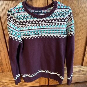 Land’s End Fair Isle Sweater
